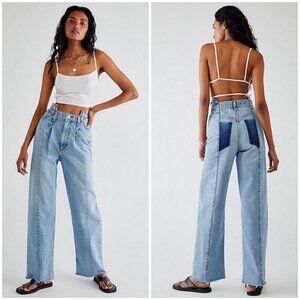 💕AGOLDE💕 Pieced Angled Jeans ~ Matrix Patchwork 29 NWOT